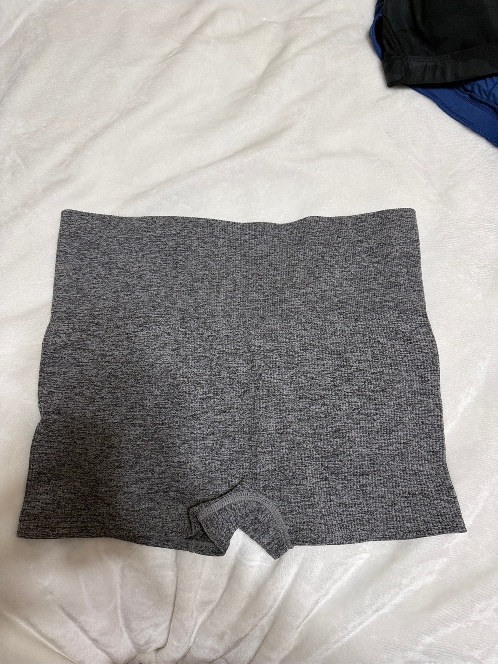 Colsie Grey Seamless High-Waist Bike Shorts